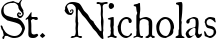 St. Nicholas font